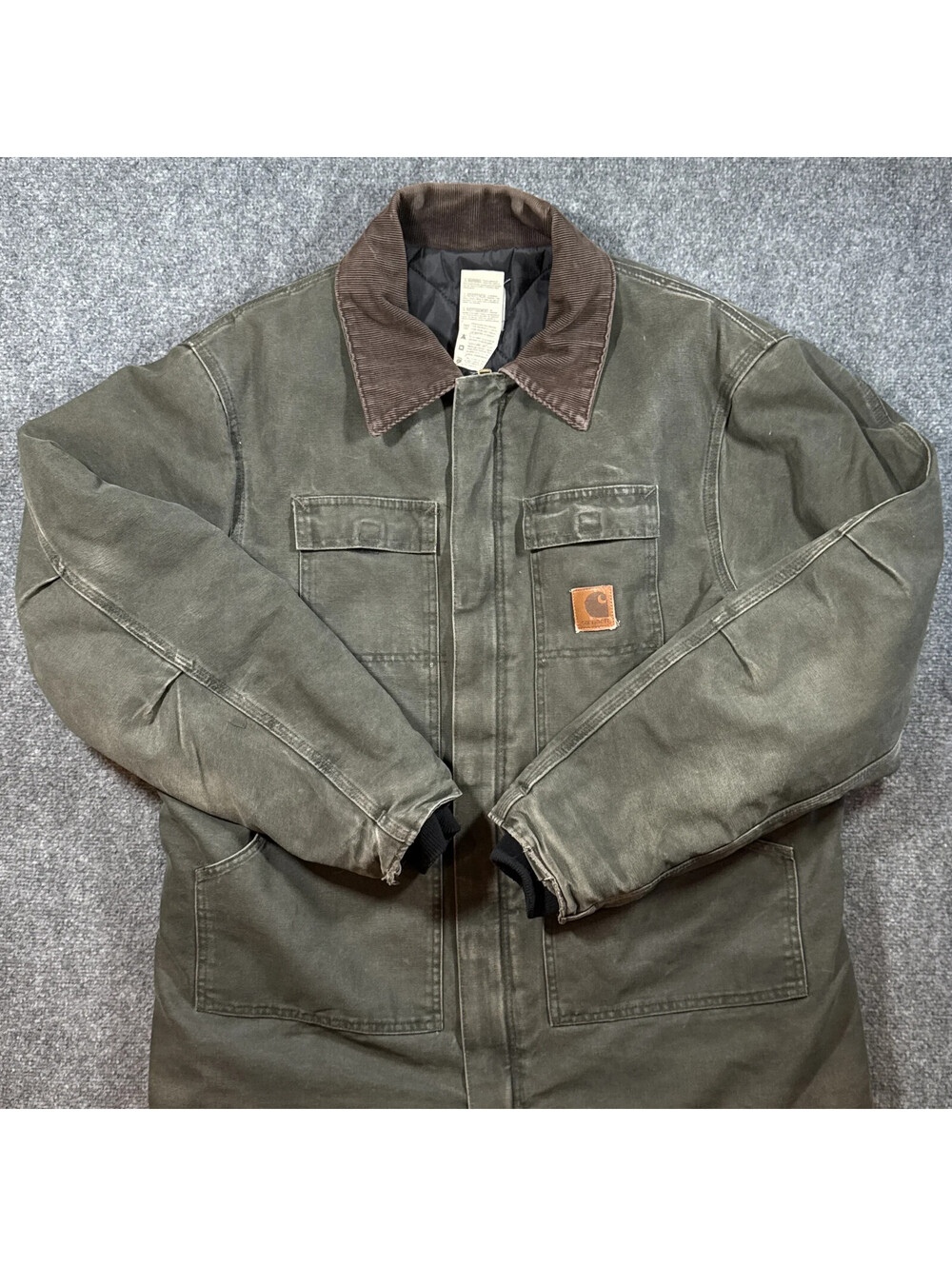 Vintage 2000s Carhartt C26 Moss Coat Made in USA